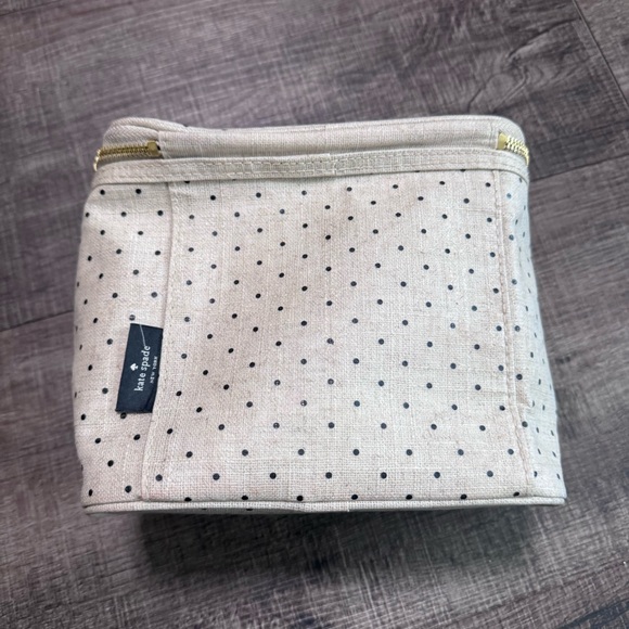 Kate Spade Cream and Black Dot Cosmetic Bag - Picture 3 of 7